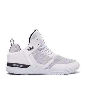 Supra Womens METHOD High Top Shoes Cool Grey/Black/cool Grey | US-45327